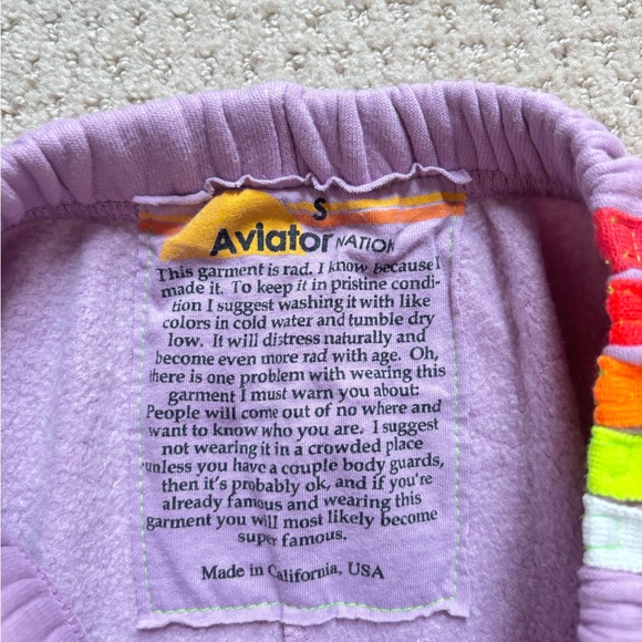 Aviator Nation 5 stripe SET mauve - Picture 3 of 4